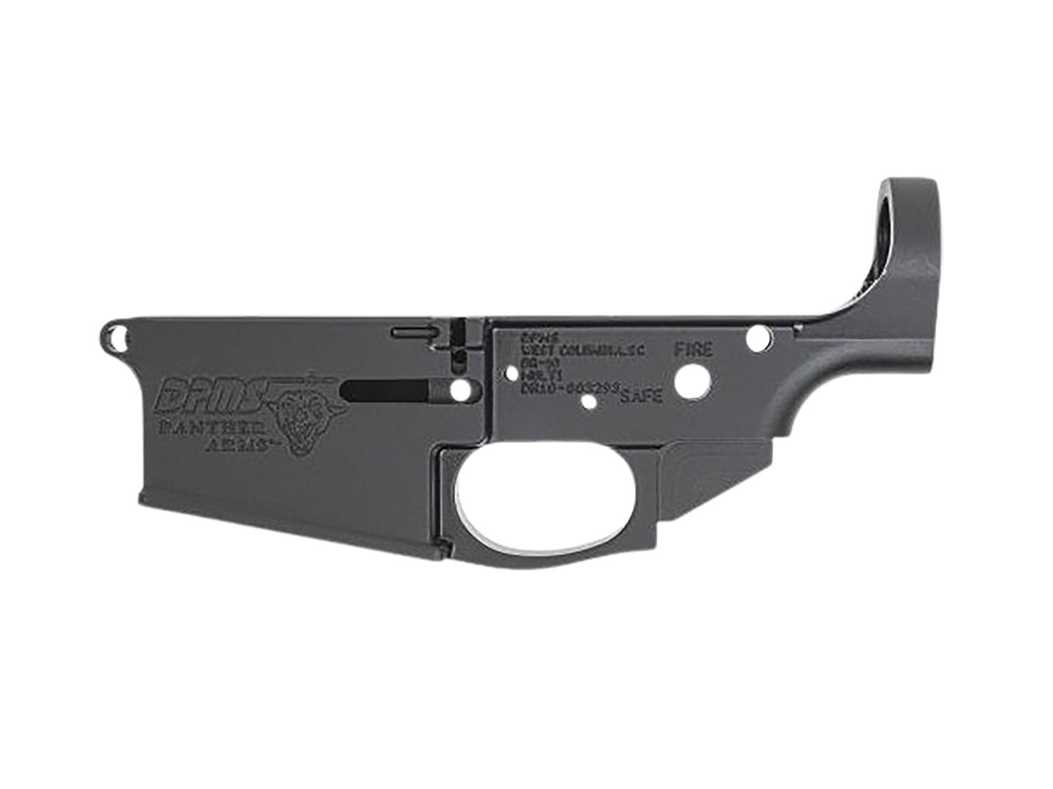 Dpms Panther Arms DP51655160178 DP-10 Stripped Lower Receiver Multi Black Aluminum