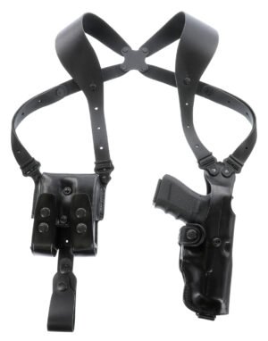Galco VHS4212RB VHS 4.0 Shoulder System Black Leather Fits 1911 Fits 5" Barrel Ambidextrous