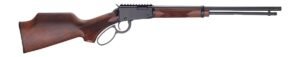 Henry H001PGH22 Sporter 22 S/L/LR 15/17/21+1 18.50" Blued Threaded Barrel, Black Aluminum Receiver w/Picatinny Rail, American Walnut Fixed w/Pistol Grip Stock