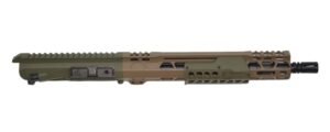 Bilson Arms P7UFSFG10R1 BA-15FCP  338 ARC 10+1 12.50" Threaded Barrel, Flat Dark Earth/Sniper Green Cerakote Aluminum Receiver w/Picatinny Rail, M-LOK Handguard