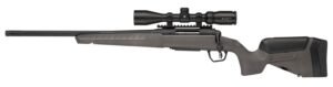 Savage Arms 32483 110 Trailblazer 7mm-08 Rem 4+1 20" Fluted Barrel, Flat Dark Gray Adj LOP Synthetic Stock, Left Hand