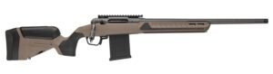 Savage Arms 32666 110 Core Tactical 5.56 NATO 10+1 18" Medium Heavy Fluted Barrel, Arca Rail Forend, Coyote Tan AccuStock w/AccuFit V2 Synthetic Stock, Right Hand