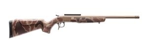 CVA CR4442DC Cascade Takedown 45-70 Gov 1rd 20" Flat Dark Earth Cerakote Stainless Steel Threaded Barrel & Receiver w/Picatinny Rail, Duck Camo Synthetic Stock