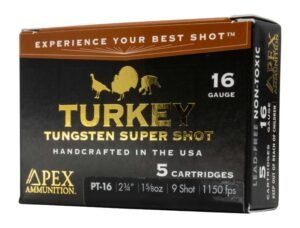 APEX AMMO PT16-9     16G      1-5/8 9         5/10