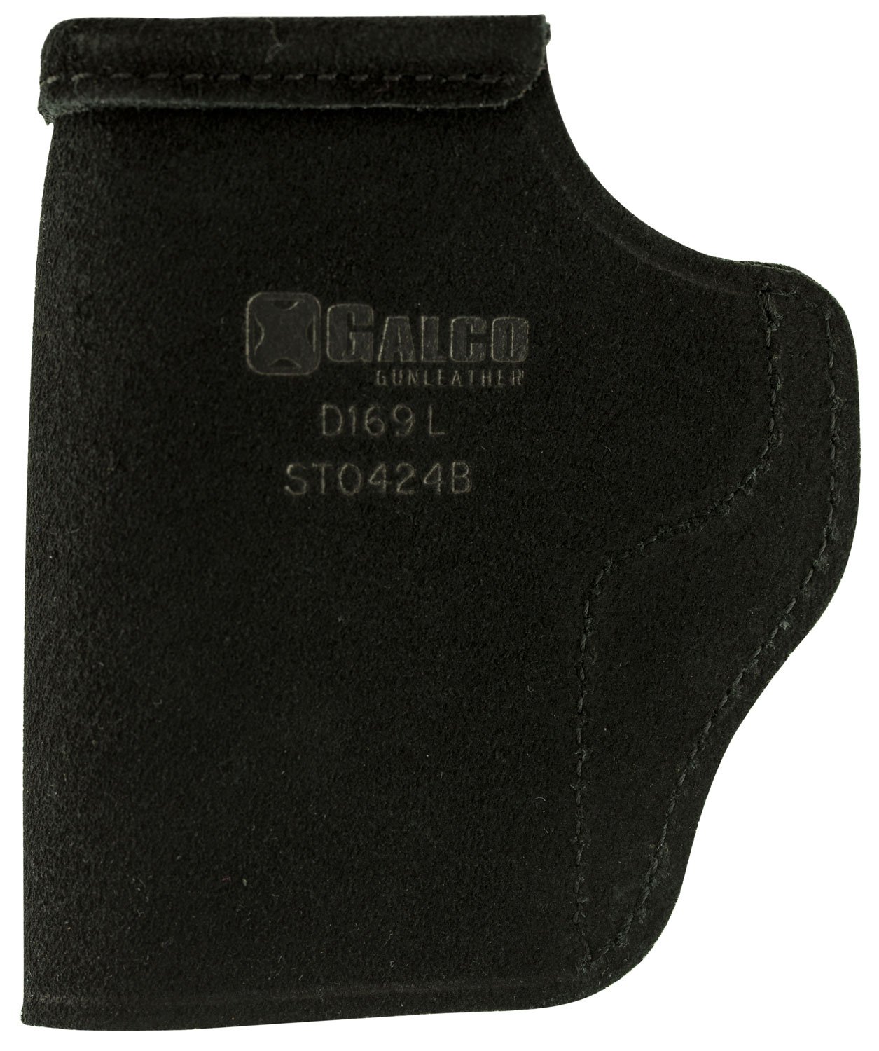 Galco STO424B Stow-N-Go IWB Black Leather Belt Clip Fits 1911 3" Barrel Right Hand