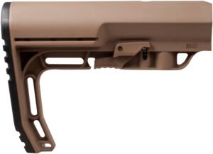 Mission First Tactical BMSSDE Battlelink Minimalist Stock Collapsible Scorched Dark Earth Synthetic for AR-15, M16, M4 with Commercial Tube (Tube Not Included)
