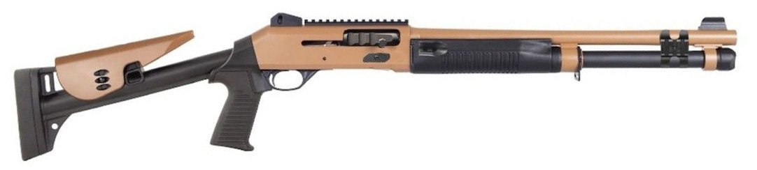 ERMOX XDEFENSE RX 12GA 18.5 TAN X SEMI SG