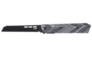 CRKT ZEPHYR 3.22" PLAIN EDGE WHT/BLK