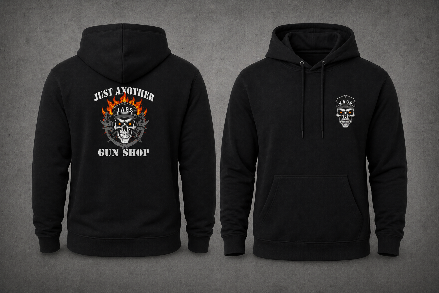 just-another-gun-shop-jags-skull-fire-hoodie-black-front-back