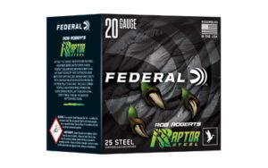 FED RAPTOR STEEL 20GA 3" 1OZ #3 25