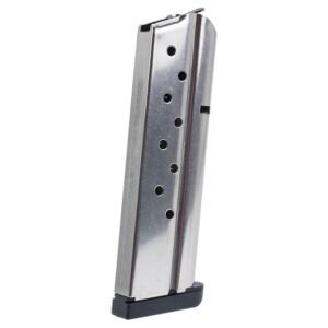 Check-Mate Full Size1911 Handgun Magazine Stainless Steel .38 Super 9/rd