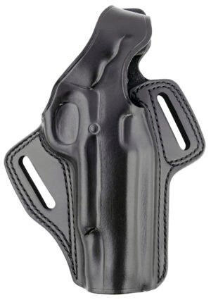 Galco FL212RB Fletch  OWB Black Leather Belt Slide Fits 1911 Right Hand