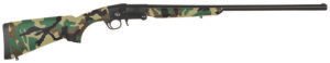 Charles Daly 930335 101  Compact 20 Gauge Break Open 3" 1rd 26" Black Steel Single Shot Barrel & Receiver, Fixed Woodland Camo Synthetic Stock, Beretta/Benelli Mobil Choke System