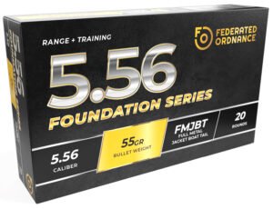 Nemo Arms 556M193NA55FO   5.56mm 55gr Full Metal Jacket Boat Tail 20 Per Box/50 Case