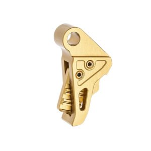 Tyrant CNC TDHCATTRIGGOLD/GOLD  Trigger/Shoe Gold Fits Springfield Hellcat Pro