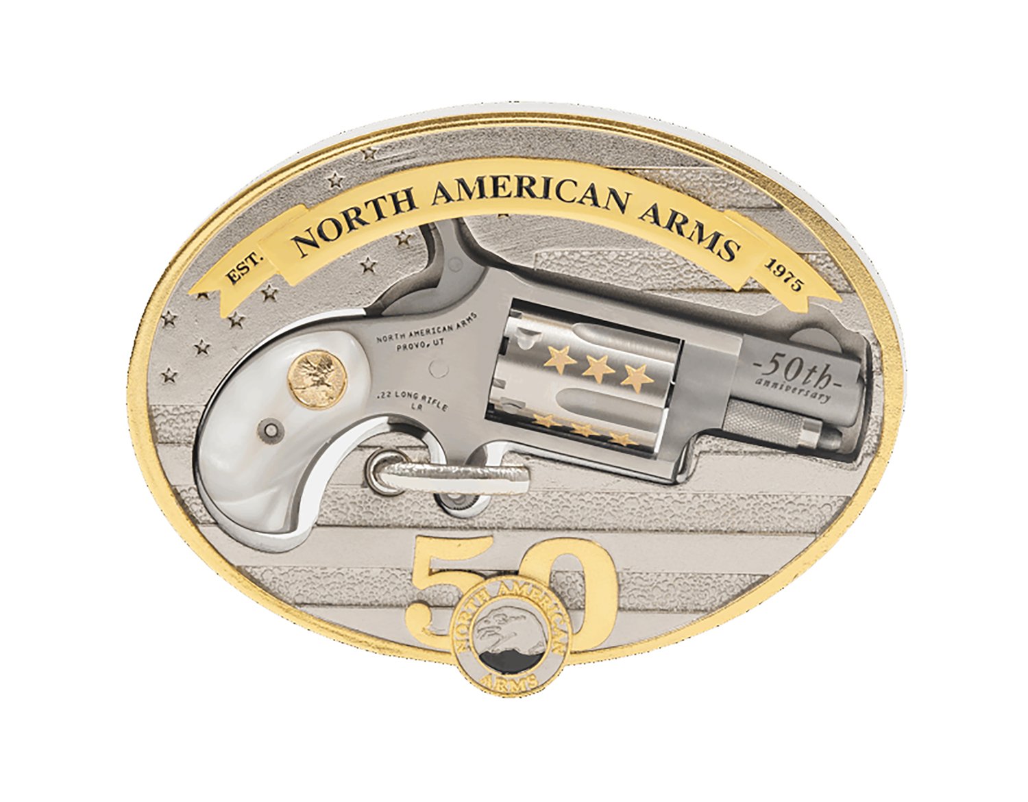 NAA 22LR-BBO-50 22LR MINI 1 1/8 BARREL W/BBO 50TH