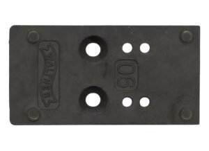 Walther Arms 5136197 Optic Plate  Black Steel Fits Walther PDP 2.0