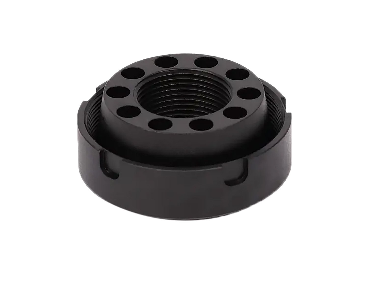 SilencerCo AC4741 Charlie Direct Thread Mount Fits 11/16"x24 Stainless Steel Oxide Black