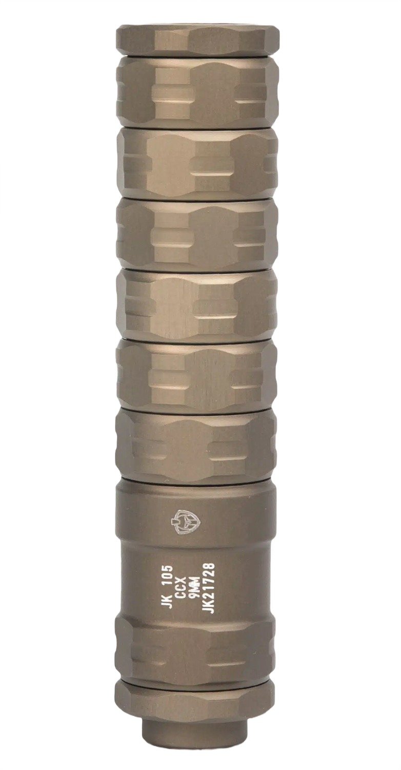 Jk Armament JK105CCX9FDE CCX 9mm Luger 1.05" Flat Dark Earth 1/2"x28