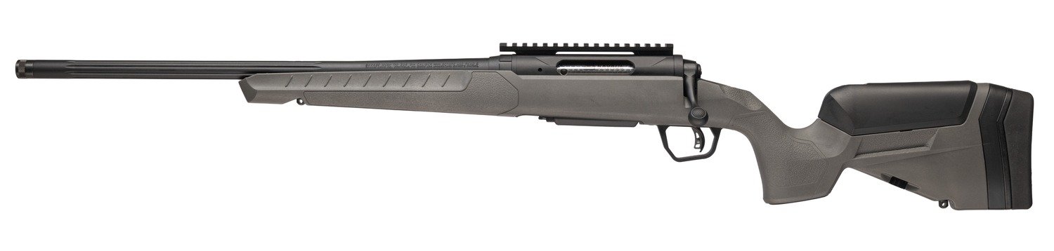 Savage Arms 32433 110 Trailblazer 6.5 Creedmoor 4+1 20" Fluted Barrel, Flat Dark Gray Adj LOP Synthetic Stock, Left Hand