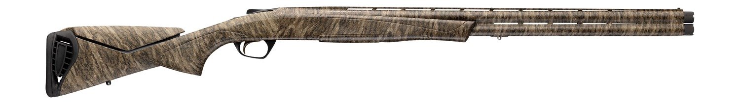Browning 018736204 Cynergy 12 Gauge Break Open 3.50" 2rd 28" Overall Mossy Oak Bottomland Over/Under Vent Rib Barrel & Steel Receiver, Adj Comb Mossy Oak Bottomland Synthetic Stock