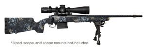 Horizon Firearms HRF-VNP-300P-24R-P Vandal Prime 300 PRC 24" Black Chrome Spiral Fluted Threaded Barrel, Black Chrome Steel Receiver w/Picatinny Rail, Arca Rail Forend, Textured Iota EKO Carbon Fiber