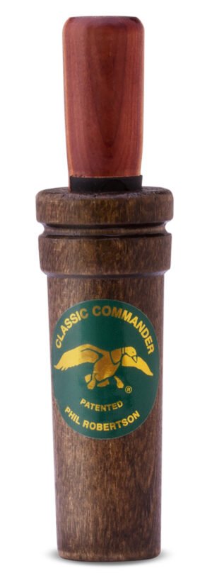 Duck Commander DC200 Classic Commander Open Call Double Reed, Mallard Hen Attracts Ducks, Natural Wood