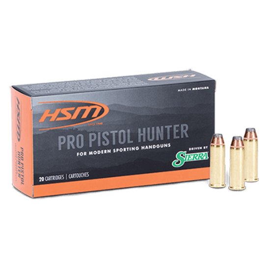 HSM PRO PISTOL 45LC 300GR JSP 50/10