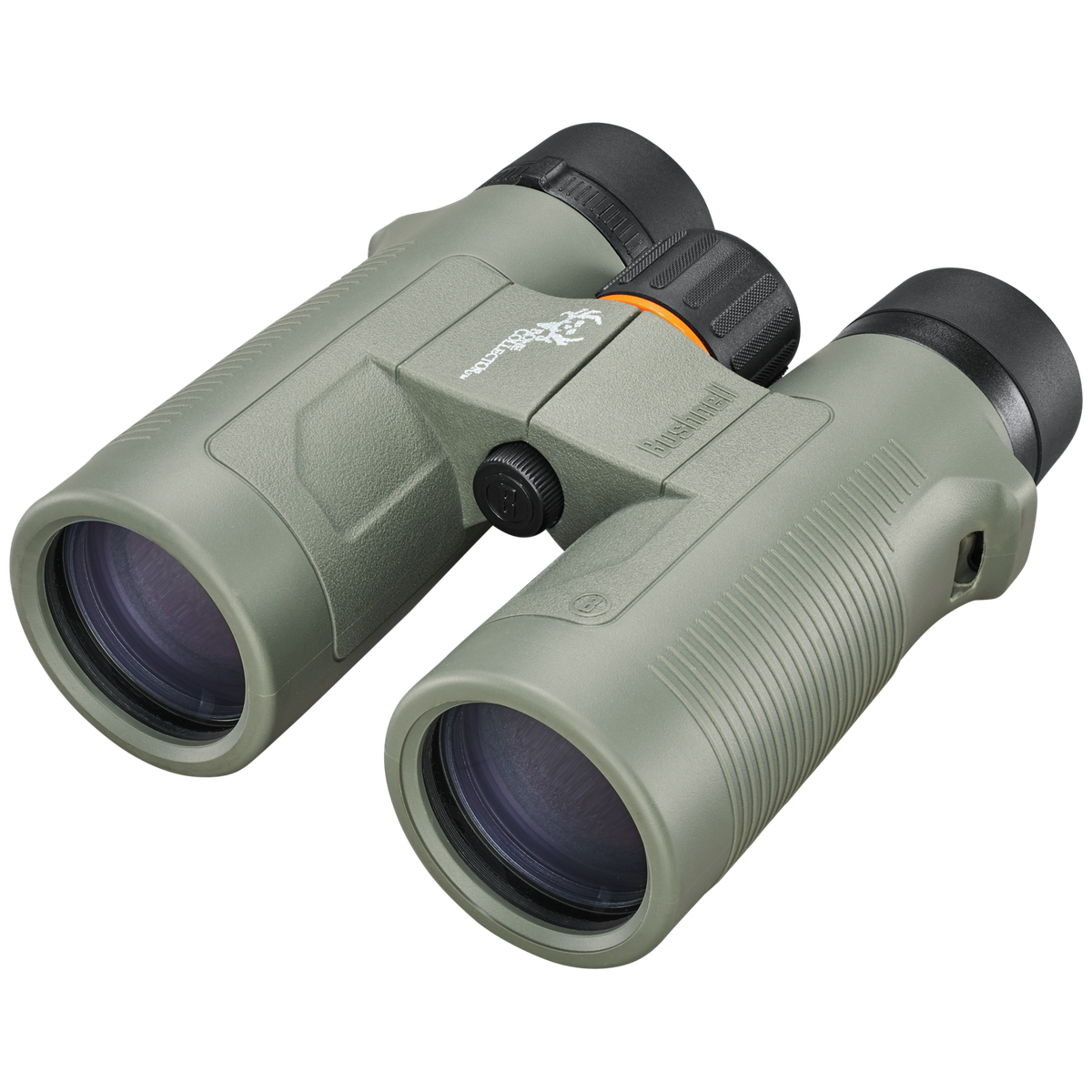 Bushnell 10x42 Bone Collector Binocular Roof with Harness Box Green