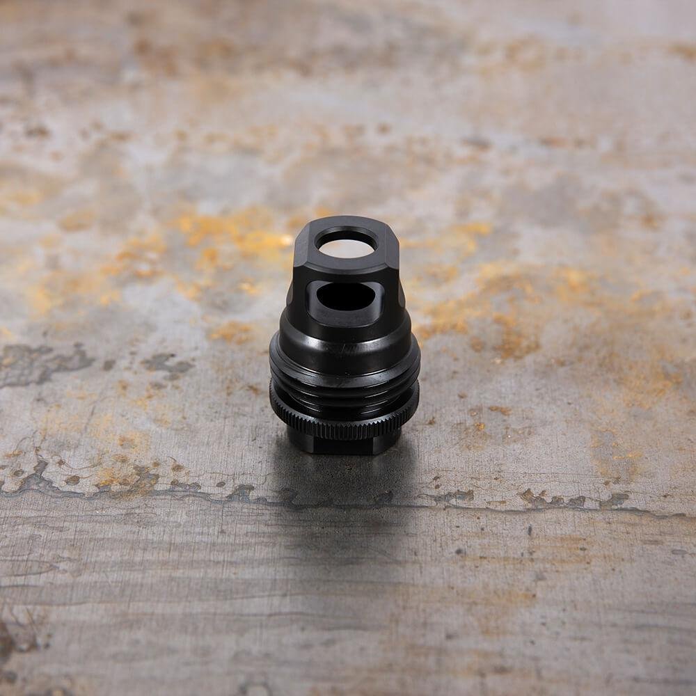 SilencerCo ASR Single Port Muzzle Brake 1/2x28 9mm Luger