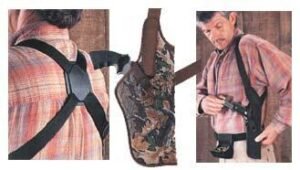Uncle Mike's Sidekick Vertical Shoulder Holsters 3" to 4" Med./Lg. DA Revols - RH