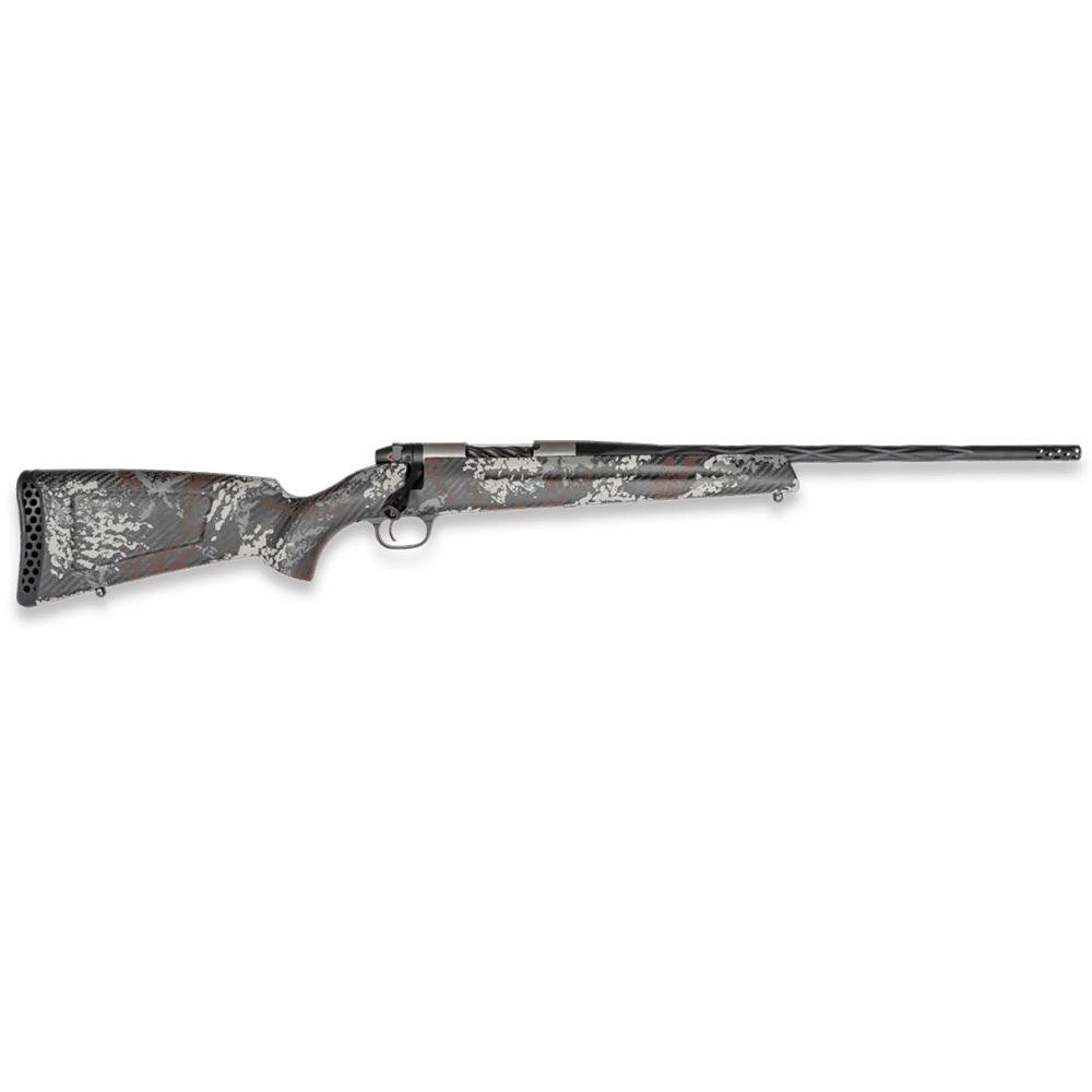 Weatherby Mark V Backcountry Capra Rifle .25 Wby RPM 2rd Capacity 21" 1/2x28 Barrel with 2" Muzzle Brake Grey Brown