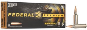 Federal P300WSMBCH1 Premium 300WSM 185gr Berger Hybrid Hunter 20 Per Box/10 Case
