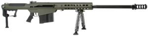Barrett 14555 M107A1  50 BMG 10+1 29" Chrome-Lined Fluted Barrel, OD Green Cerakote Aluminum Receiver, OD Green Fixed Stock w/Thermal-Guard Cheek Piece & Sorbothane Recoil Pad, Optics Ready