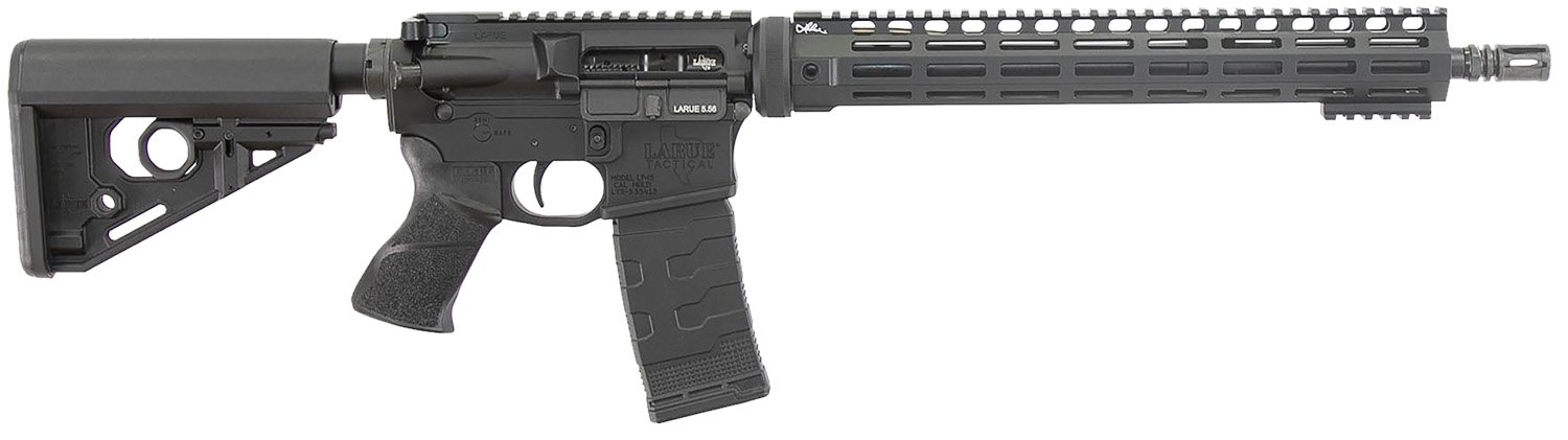 Larue Tactical LT1555616MLOK LT15 MLOK 5.56 30+1 16" Stealth Barrel Black Right Hand