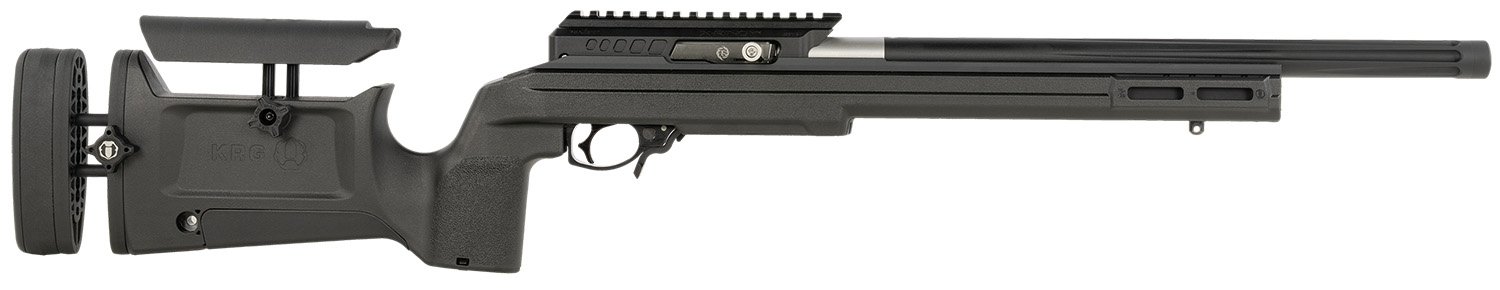 Tactical Solutions AHD2MBXKBLK X-Ring VR Gen2 22 LR 16.50" Matte Black Fluted Threaded Barrel, Matte Black Aluminum Receiver w/Picatinny Rail, Black Stock