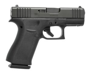 Glock PX4350201FR G43X  Slim Sub-Compact Frame 9mm Luger 10+1 3.41" Black GMB Barrel, Black nDLC Serrated Steel Slide, Black Polymer Frame w/Picatinny Rail, Black Textured Polymer Grip, Ambidextrous