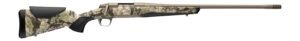 Browning 036138218 X-Bolt 2 Speed 308 Win 4+1 22" Smoked Bronze Cerakote Fluted Threaded Barrel & Steel Drilled & Tapped Receiver, Kryptek Obskura Transitional Camo Adj Vari-Tech Synthetic Stock, Righ