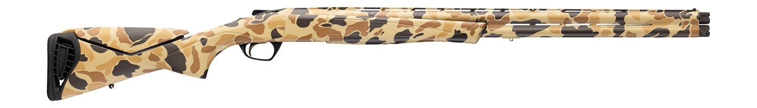 Browning 018734203 Cynergy 12 Gauge Break Open 3.50" 2rd 30" Overall Vintage Tan Camo Over/Under Vent Rib Barrel, Steel Receiver & Adj Comb Vintage Tan Camo Synthetic Stock