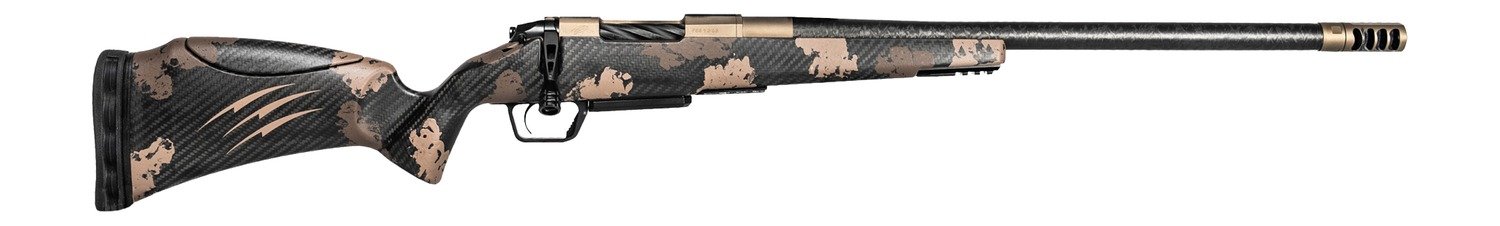 Fierce Firearms ROGSCMX65PRC20BRS Carbon Mini Rogue XP 6.5 PRC 3+1 20" Carbon Fiber Match Grade Barrel, Smoked Bronze Cerakote Steel Drilled & Tapped Receiver, Sonora Ambush Camo Adj Comb & BiPod Rail