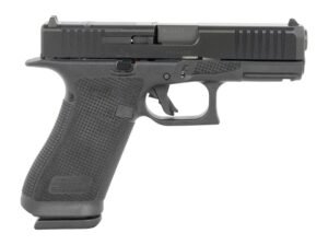 Glock U64550201 G45 Gen6 Crossover Frame 9mm Luger 10+1 4.02" Black GMB Barrel, Black nDLC Steel Optic Ready/Serrated Slide, Black Polymer Frame w/Accessory Rail, Interchangeable Backstrap Grip, Ambid