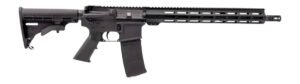 Andro Corp Industries 55616BB ACI-15 Bravo 5.56 NATO 30+1 16" Black Nitride Threaded Barrel, Black Anodized Aluminum Receiver w/Picatinny Rail, M-LOK Handguard, M4 Black Polymer Stock, A2 Grip, Ambide