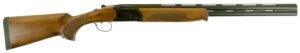 Stevens 22154 555  Compact 20 Gauge Break Open 3" 2rd 24" Black Satin Over/Under Vent Rib Barrel, Satin Black Aluminum Receiver, Fixed Satin Turkish Walnut Stock, Ambidextrous