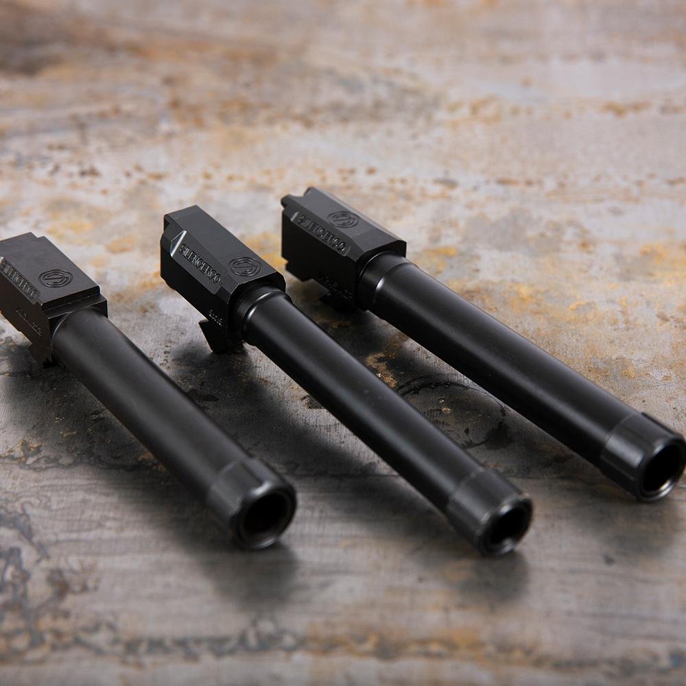 SilencerCo Threaded Barrel for Glock 17 Gen 1-4 9mm Luger 1/2x28 Black