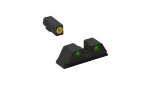 Meprolight ML41231 Hyper-Bright Yellow Ring Front/Green Rear Sights for Kimber DASA Revolvers