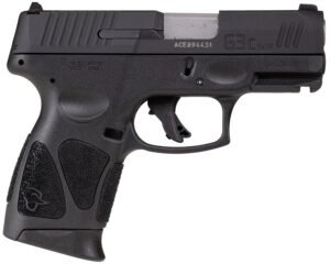 Taurus 1G3CSR9031 G3C  Compact Frame 9mm Luger 12+1 3.26" Matte Stainless Steel Barrel, Matte Black Tenifer Serrated Steel Slide, Black Polymer Frame w/Picatinny Rail, Black Polymer Grip, Right Hand