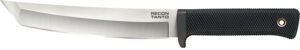 Cold Steel CS-35AM San Mai Recon 7" Fixed Plain Tanto VG-10 San Mai Blade/Black Textured Kray-Ex Handle