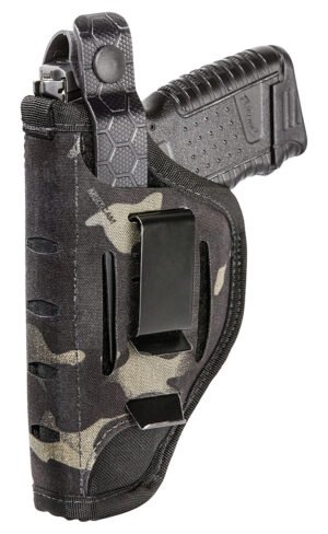Sentry 35AH05BK Nylon IWB/OWB Black Nylon Belt Clip/Belt Slide Fits Med/Lg Semi-Auto Fits 3.25-3.75" Barrel Ambidextrous