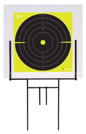 EZ-Aim 15309 Portable Range Target Stand Black Steel 18" W x 19" H Includes 2 Adhesive Targets