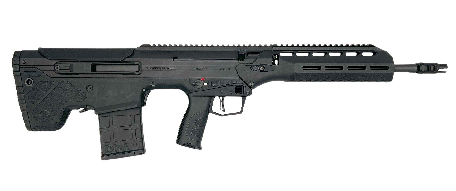 Desert Tech WLVRFA2020B WLVRN 308 Win/7.62 NATO 20+1 20" Black Steel Threaded Barrel, Black Hard Coat Anodized Picatinny Rail Aluminum Receiver, M-LOK Handguard, Black Polymer Chassis, Ambidextrous